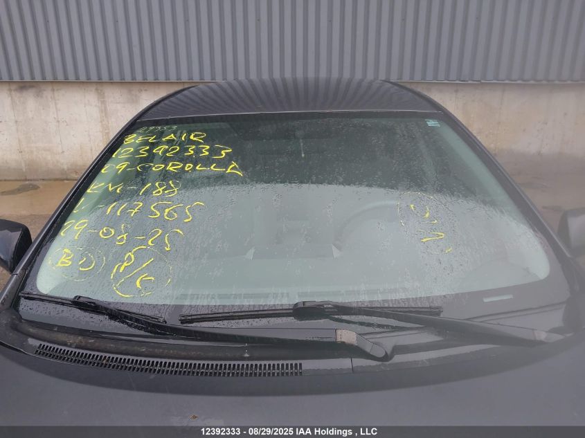 2009 Toyota Corolla VIN: 2T1BU40E29C117565 Lot: 12392333