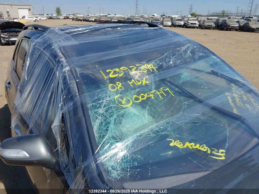 2008 Acura Mdx Elite Package VIN: 2HNYD28838H004719 Lot: 12392344