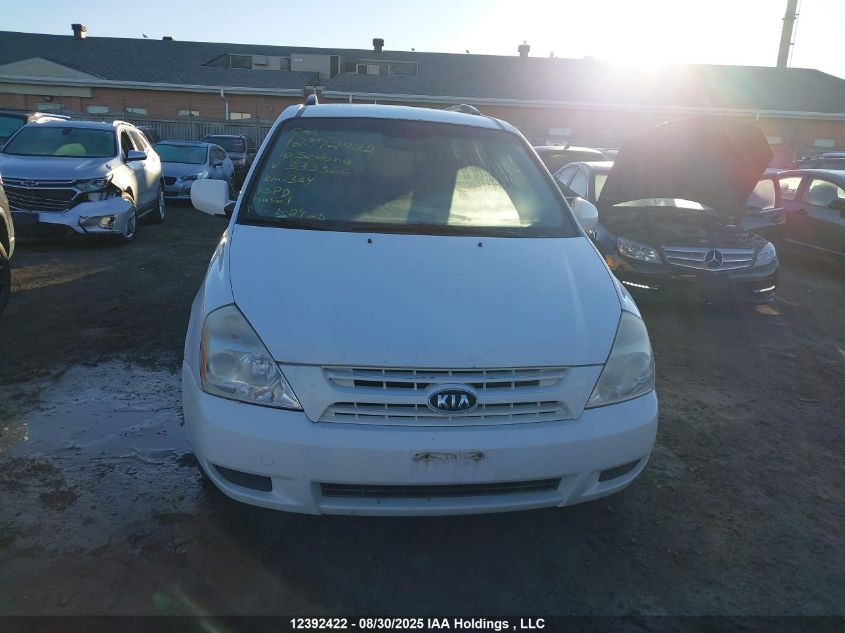 2010 Kia Sedona Lx VIN: KNDMG4C35A6333366 Lot: 12392422