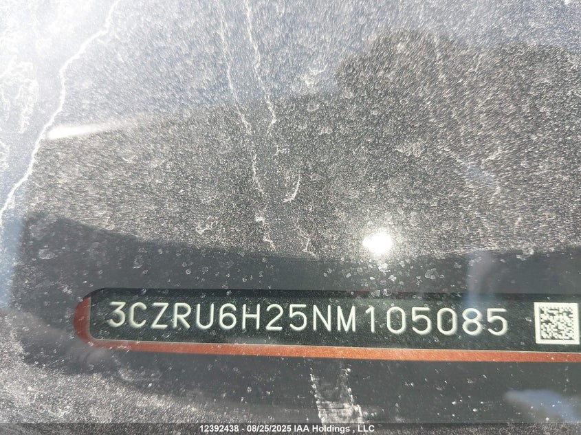 3CZRU6H25NM105085 2022 HONDA HR-V photo no. 9