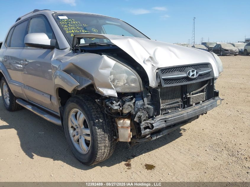 2006 Hyundai Tucson Gl VIN: KM8JM72D66U338050 Lot: 12392489