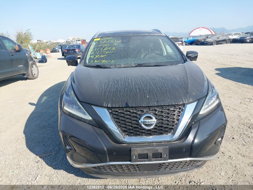 2020 Nissan Murano Platinum VIN: 5N1AZ2DSXLN127343 Lot: 12392512