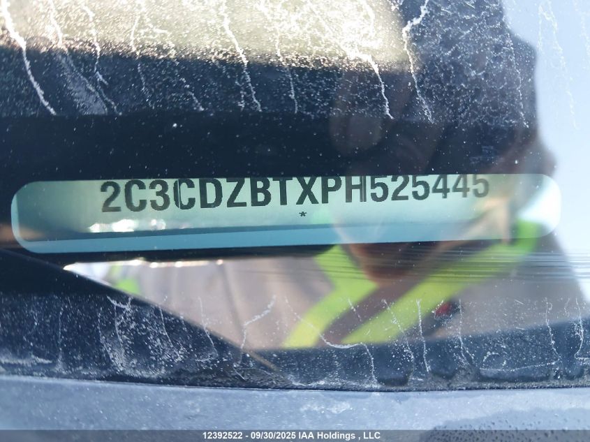 2023 Dodge Challenger R/T VIN: 2C3CDZBTXPH525445 Lot: 12392522