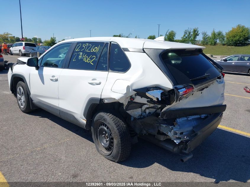 2022 Toyota Rav4 Le VIN: 2T3B1RFV8NW274062 Lot: 12392601