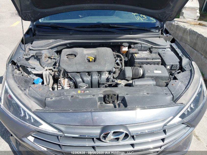 2019 Hyundai Elantra VIN: KMHD84LF1KU738866 Lot: 12392638