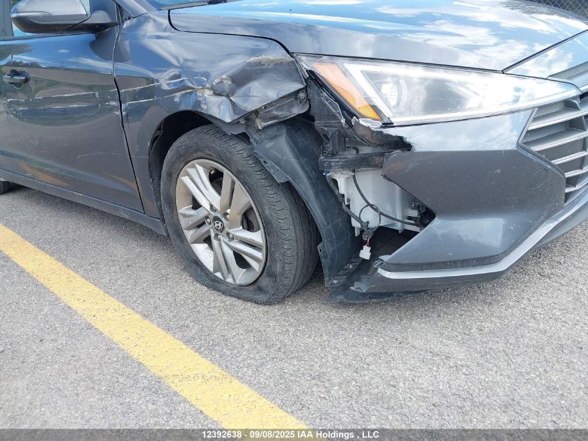 2019 Hyundai Elantra VIN: KMHD84LF1KU738866 Lot: 12392638