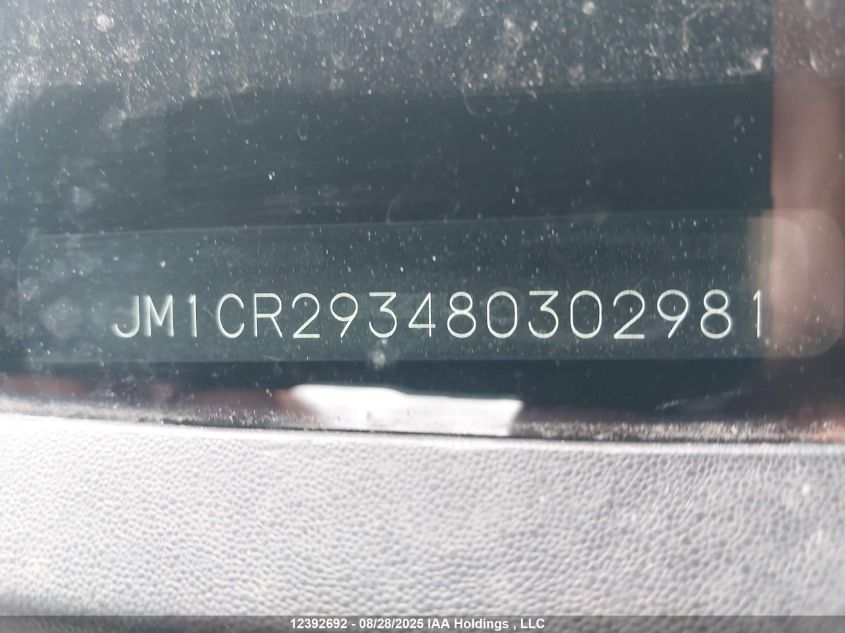 2008 Mazda Mazda5 VIN: JM1CR293480302981 Lot: 12392692