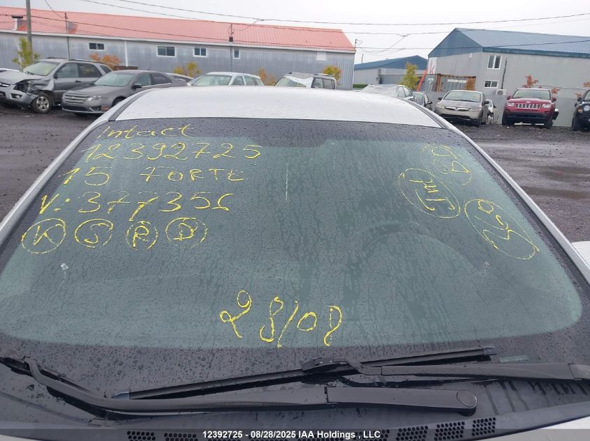 2015 Kia Forte VIN: KNAFX4A80F5377356 Lot: 12392725