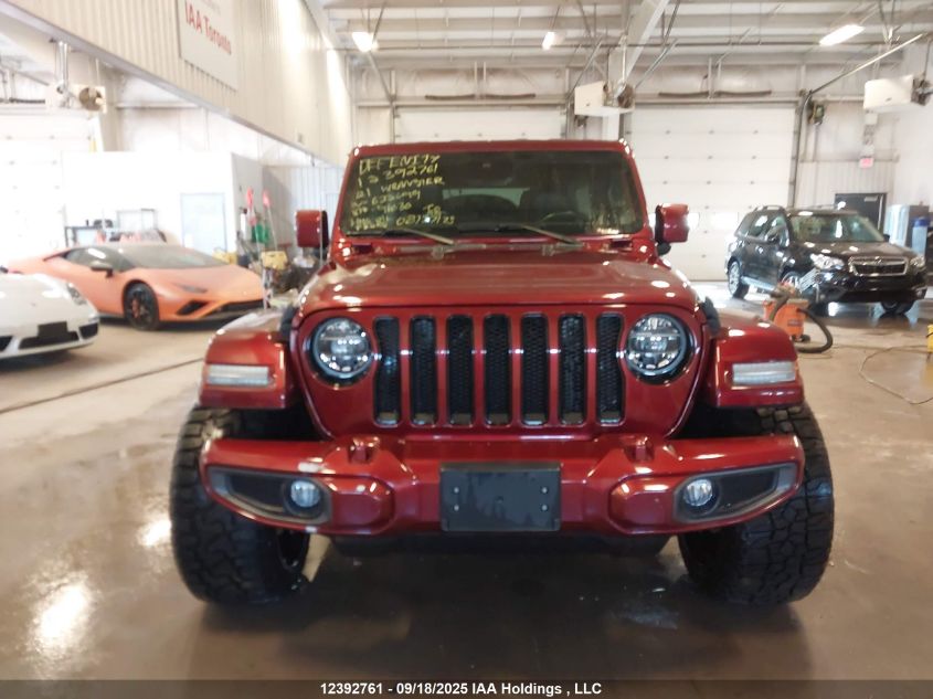 2021 Jeep Wrangler Unlimited Sahara VIN: 1C4HJXEG8MW622699 Lot: 12392761