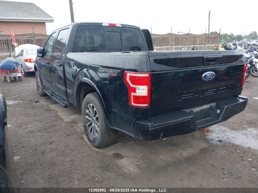 2018 Ford F150 Supercrew VIN: 1FTFW1E50JFD89272 Lot: 12392892