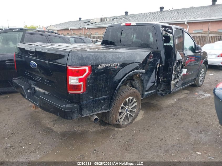 2018 Ford F150 Supercrew VIN: 1FTFW1E50JFD89272 Lot: 12392892