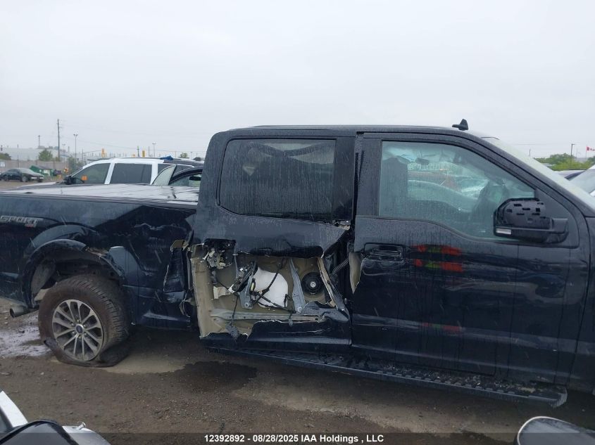 2018 Ford F150 Supercrew VIN: 1FTFW1E50JFD89272 Lot: 12392892