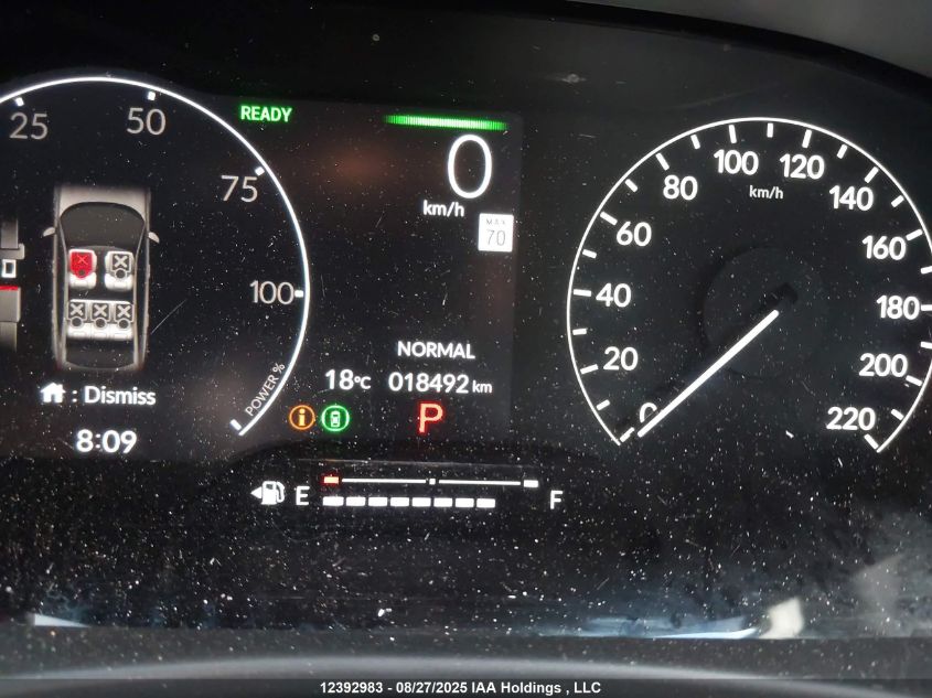 2025 Honda Civic Hybrid VIN: 2HGFE4F88SH006709 Lot: 12392983