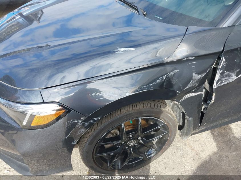 2025 Honda Civic Hybrid VIN: 2HGFE4F88SH006709 Lot: 12392983