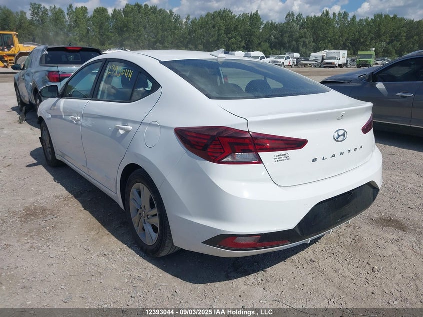 2020 Hyundai Elantra Preferred Auto Ivt white sedan null KMHD84LF4LU072409 photo #4