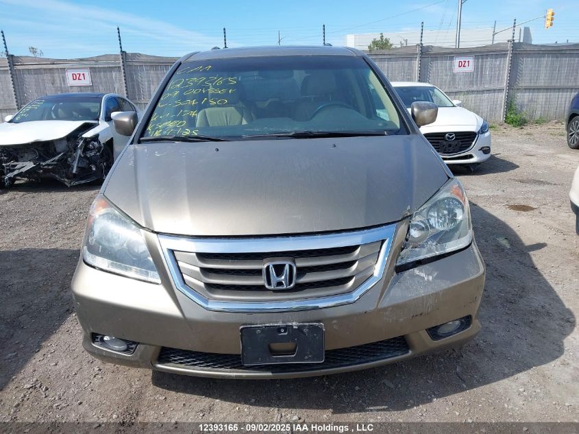 2009 Honda Odyssey Touring VIN: 5FNRL38859B504150 Lot: 12393165