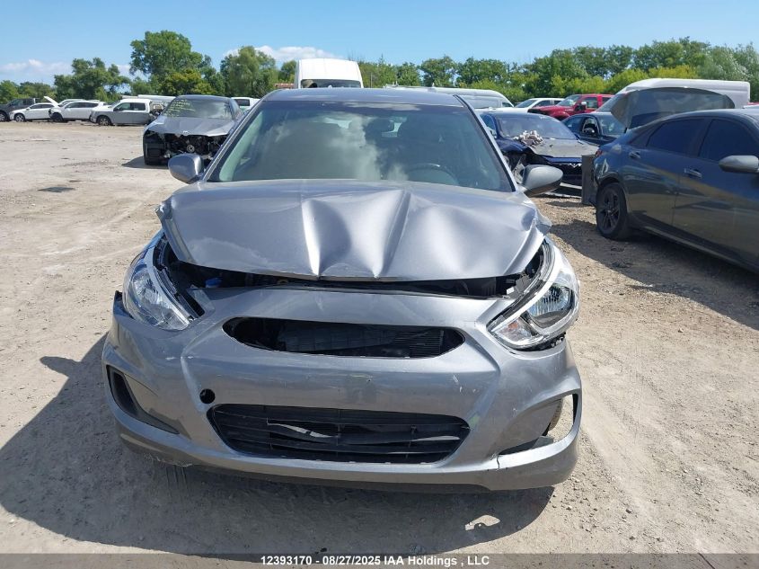 2017 Hyundai Accent Se VIN: KMHCT5AE8HU346986 Lot: 12393170