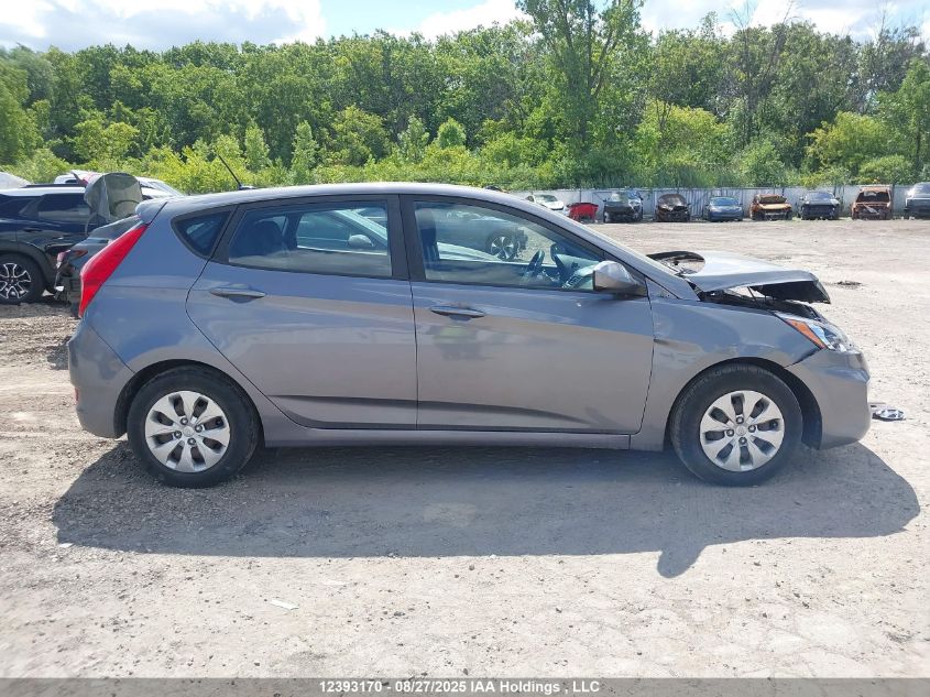 2017 Hyundai Accent Se VIN: KMHCT5AE8HU346986 Lot: 12393170