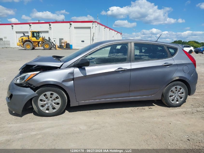 2017 Hyundai Accent Se VIN: KMHCT5AE8HU346986 Lot: 12393170