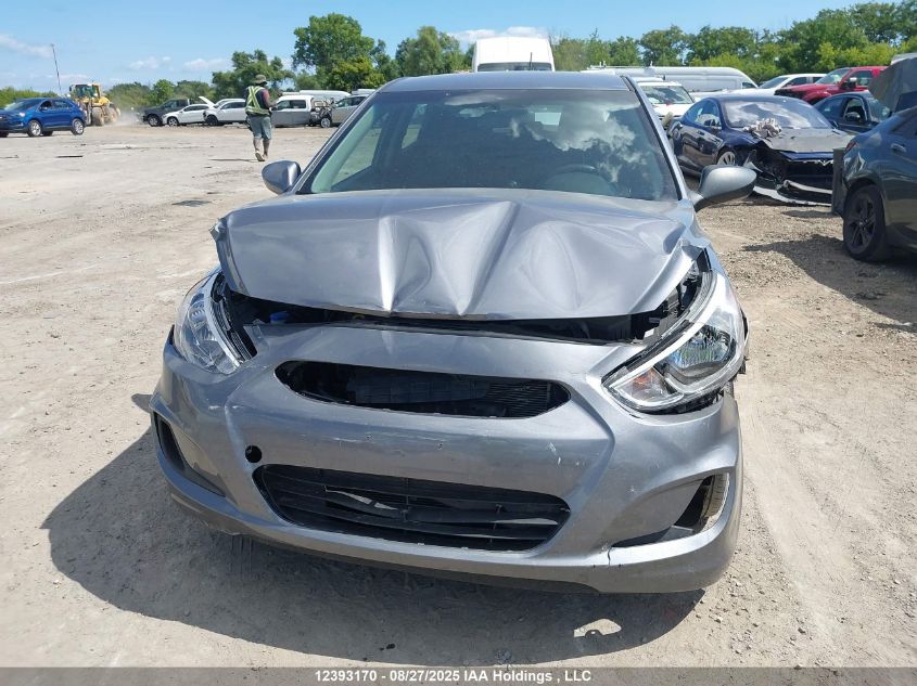 2017 Hyundai Accent Se VIN: KMHCT5AE8HU346986 Lot: 12393170