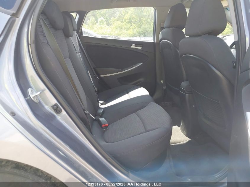 2017 Hyundai Accent Se VIN: KMHCT5AE8HU346986 Lot: 12393170