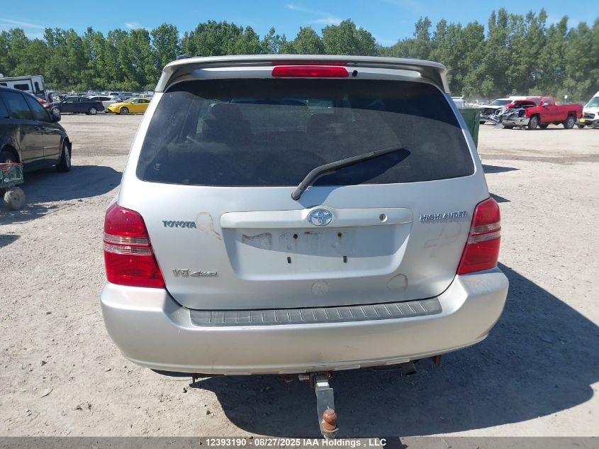 2003 Toyota Grand Highlander VIN: JTEHF21A230104106 Lot: 12393190