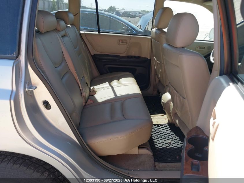 2003 Toyota Grand Highlander VIN: JTEHF21A230104106 Lot: 12393190