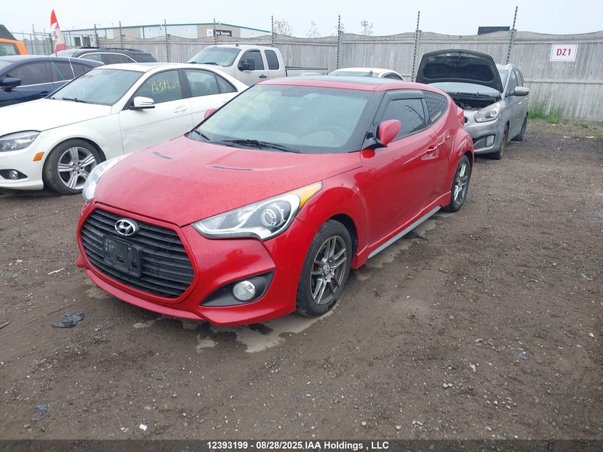 KMHTC6AE3DU161423 2013 HYUNDAI VELOSTER photo no. 2