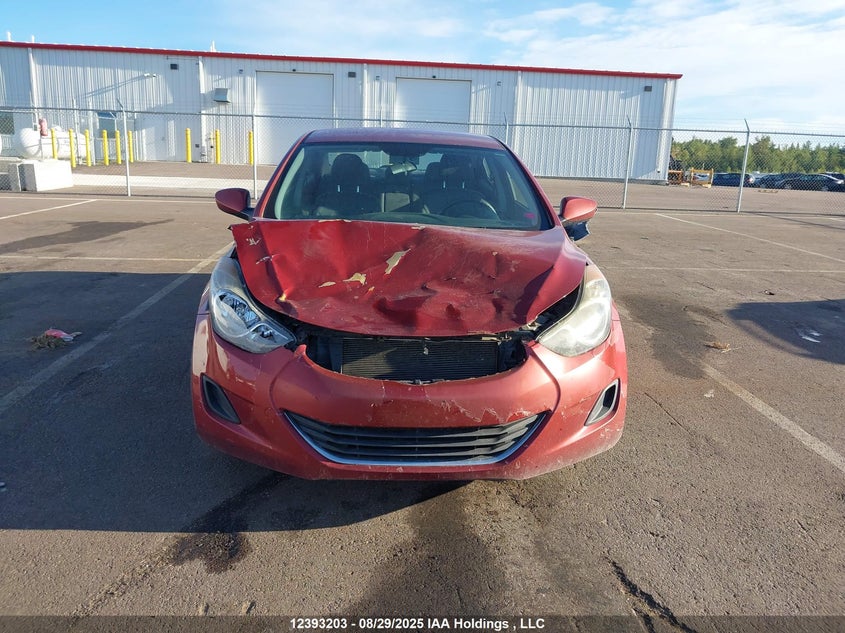 2013 Hyundai Elantra Gl VIN: 5NPDH4AEXDH221822 Lot: 12393203