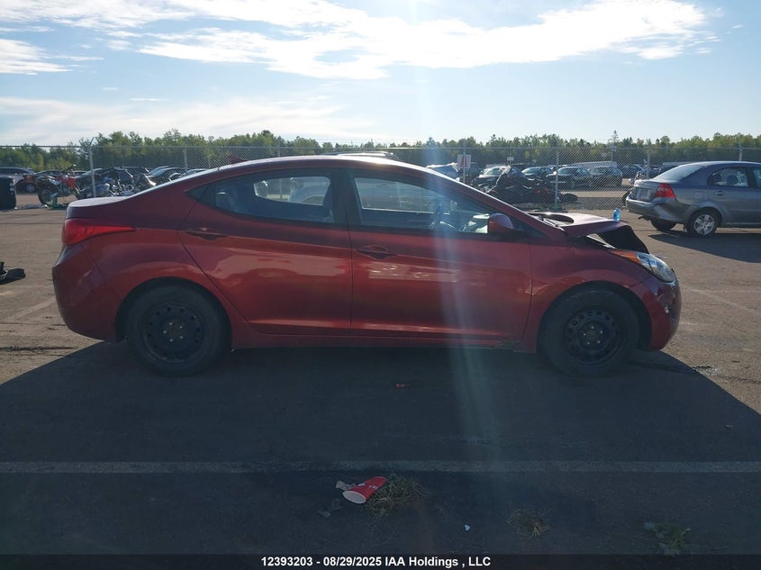 2013 Hyundai Elantra Gl VIN: 5NPDH4AEXDH221822 Lot: 12393203