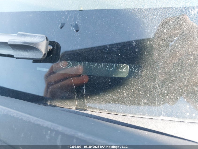 2013 Hyundai Elantra Gl VIN: 5NPDH4AEXDH221822 Lot: 12393203