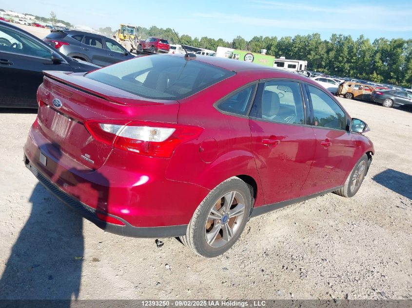 2014 Ford Focus Se VIN: 1FADP3F26EL290540 Lot: 12393250