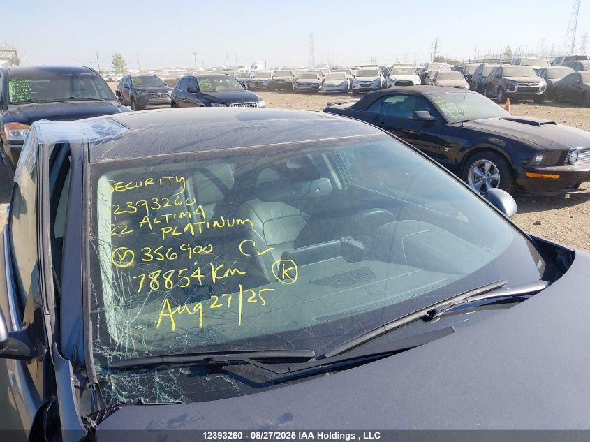 2022 Nissan Altima 2.5 Platinum VIN: 1N4BL4FW1NN356900 Lot: 12393260