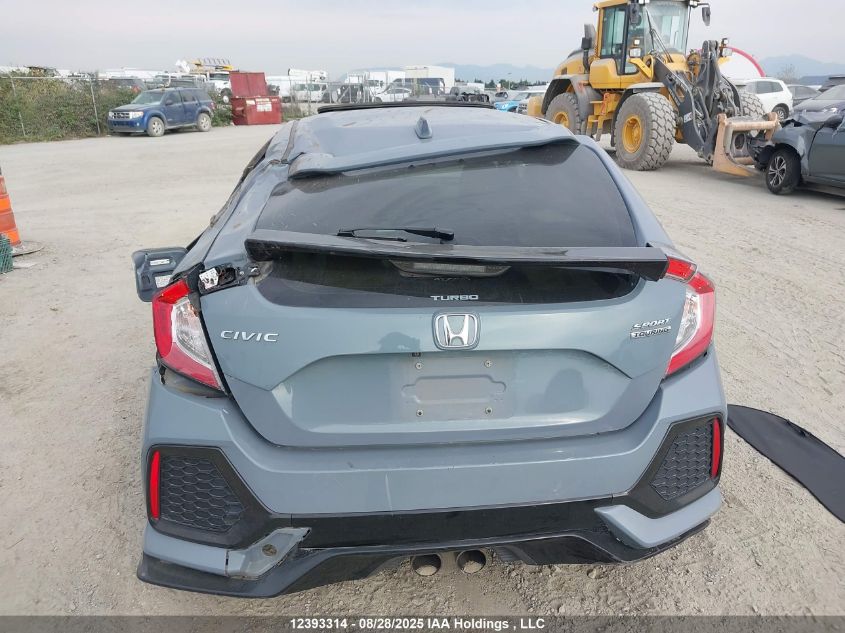 2018 Honda Civic Sport Touring VIN: SHHFK7G93JU303793 Lot: 12393314