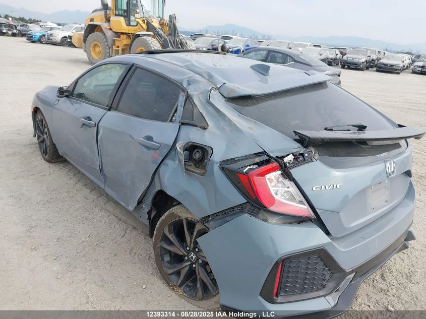 2018 Honda Civic Sport Touring VIN: SHHFK7G93JU303793 Lot: 12393314