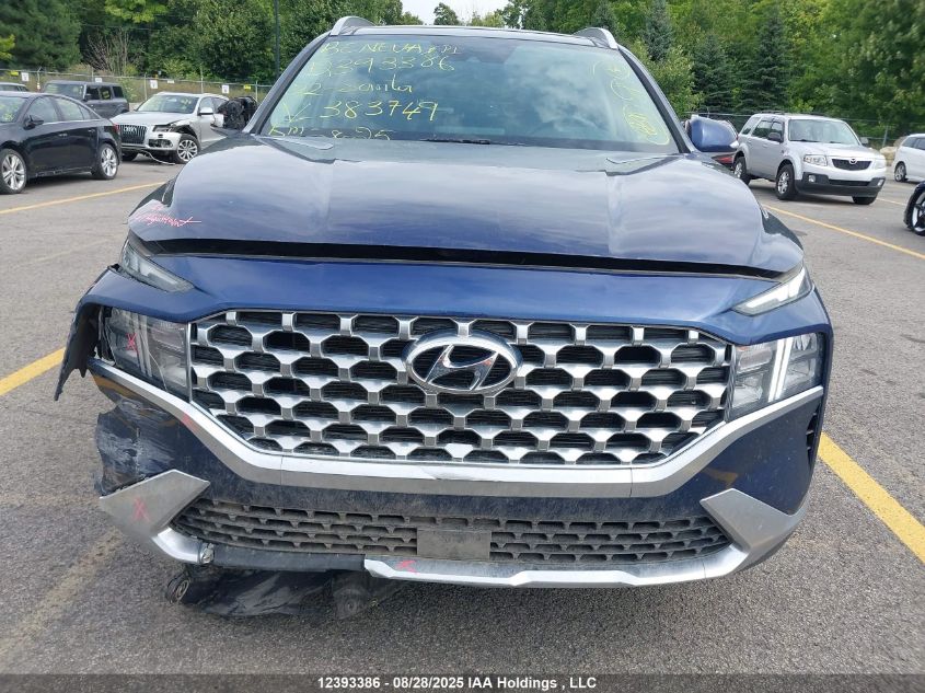 2022 Hyundai Santa Fe Preferred Awd With Trend Package VIN: 5NMS3DAJ0NH383749 Lot: 12393386