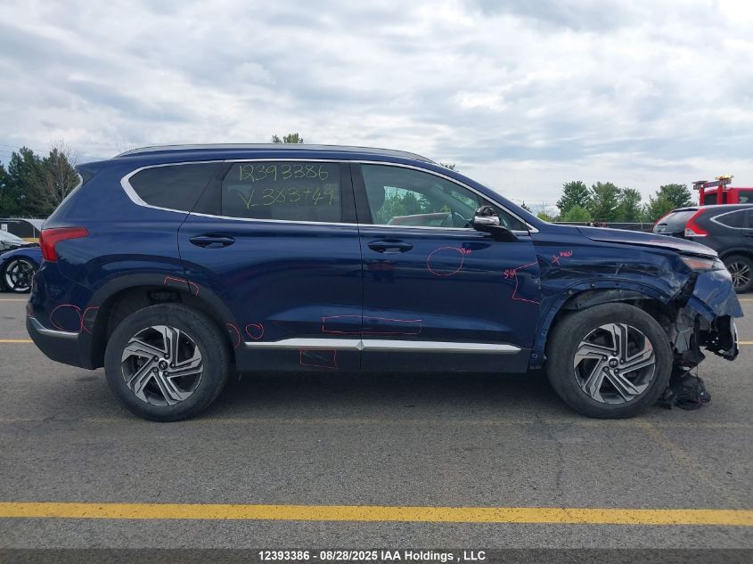 2022 Hyundai Santa Fe Preferred Awd With Trend Package VIN: 5NMS3DAJ0NH383749 Lot: 12393386
