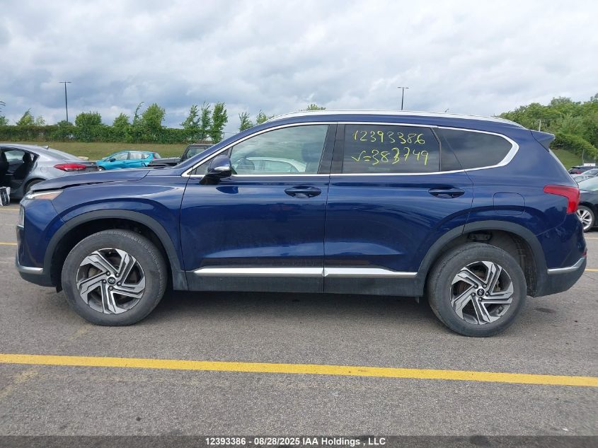 2022 Hyundai Santa Fe Preferred Awd With Trend Package VIN: 5NMS3DAJ0NH383749 Lot: 12393386