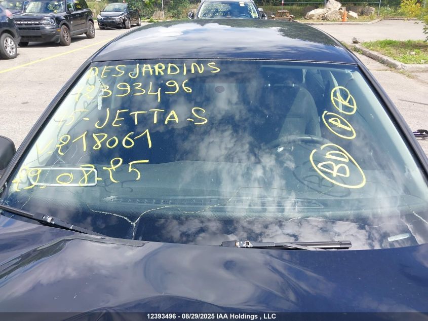 2015 Volkswagen Jetta S VIN: 3VW1K7AJXFM218061 Lot: 12393496