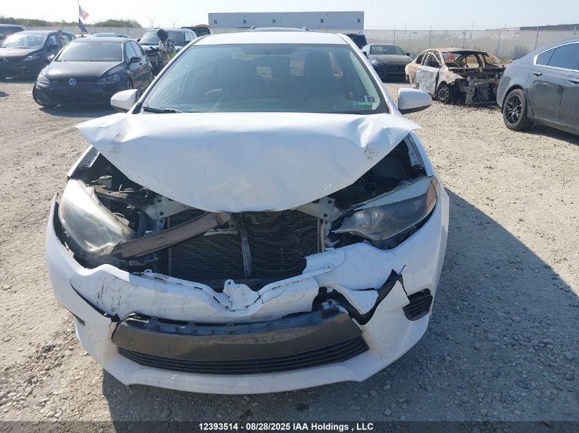 2015 Toyota Corolla Le VIN: 2T1BURHE2FC299507 Lot: 12393514