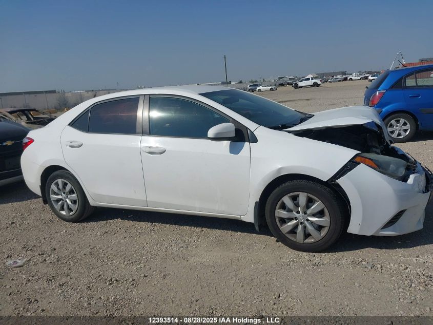 2015 Toyota Corolla Le VIN: 2T1BURHE2FC299507 Lot: 12393514
