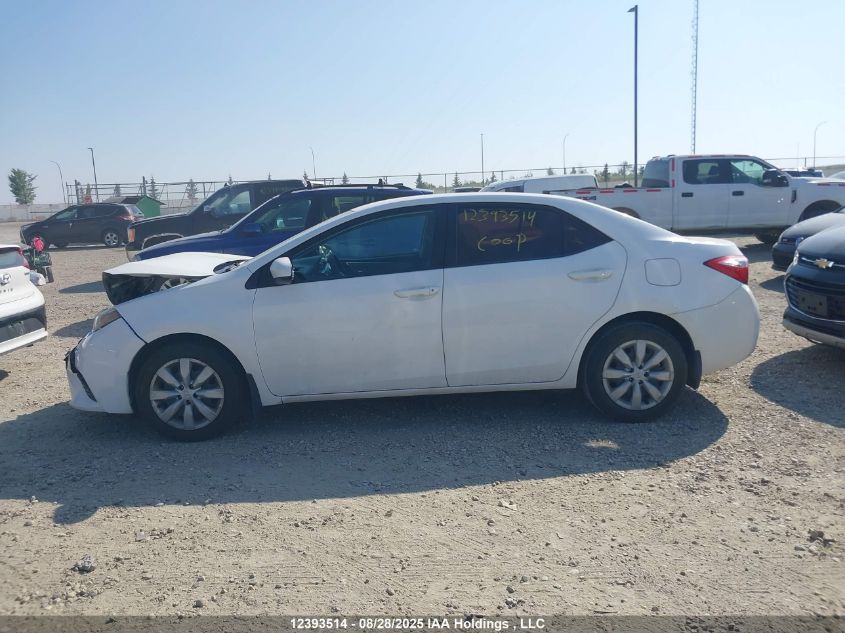 2015 Toyota Corolla Le VIN: 2T1BURHE2FC299507 Lot: 12393514