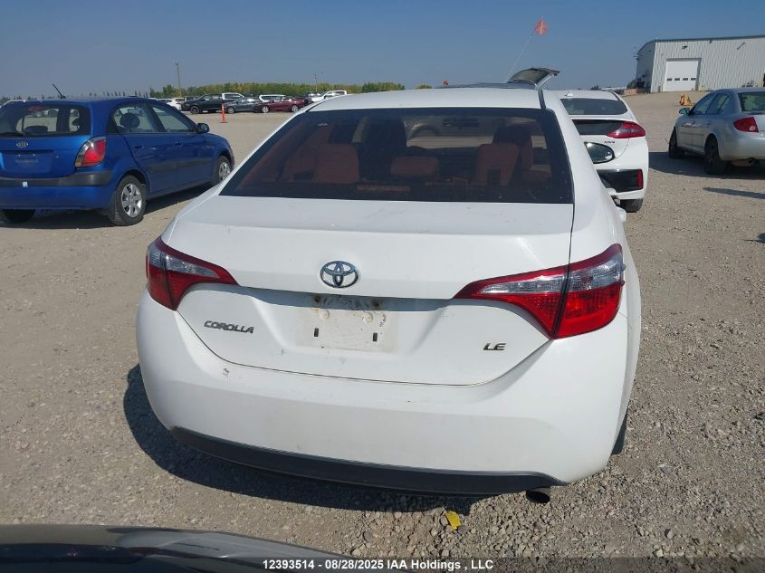 2015 Toyota Corolla Le VIN: 2T1BURHE2FC299507 Lot: 12393514