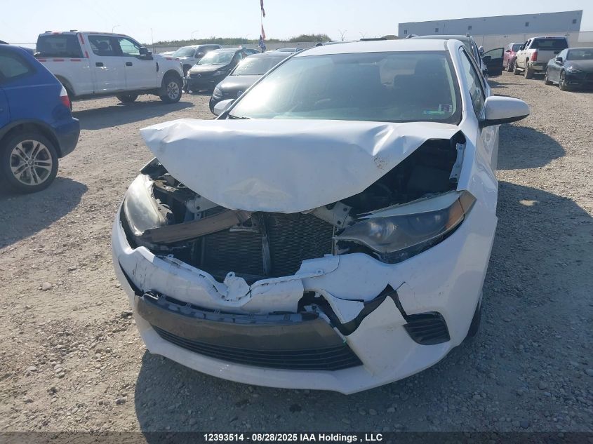 2015 Toyota Corolla Le VIN: 2T1BURHE2FC299507 Lot: 12393514