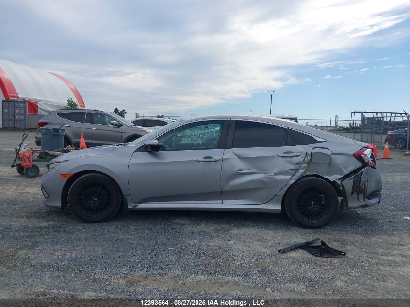 2019 Honda Civic Lx VIN: 2HGFC2F58KH005141 Lot: 12393564