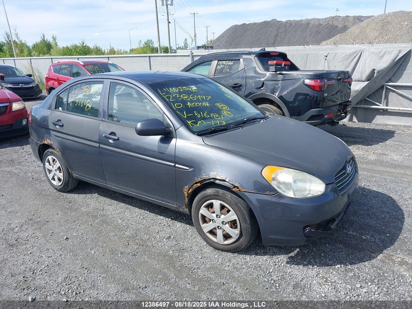KMHCN4BC7AU516181 2010 Hyundai Accent Gl auction photo 1
