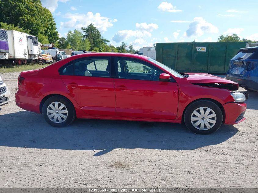 2017 Volkswagen Jetta Sedan VIN: 3VW2B7AJ1HM393760 Lot: 12393669