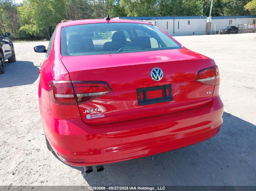 2017 Volkswagen Jetta Sedan VIN: 3VW2B7AJ1HM393760 Lot: 12393669