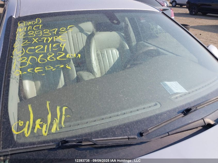 2002 Jaguar X-Type 2.5 VIN: SAJGA51D02XC21154 Lot: 12393735