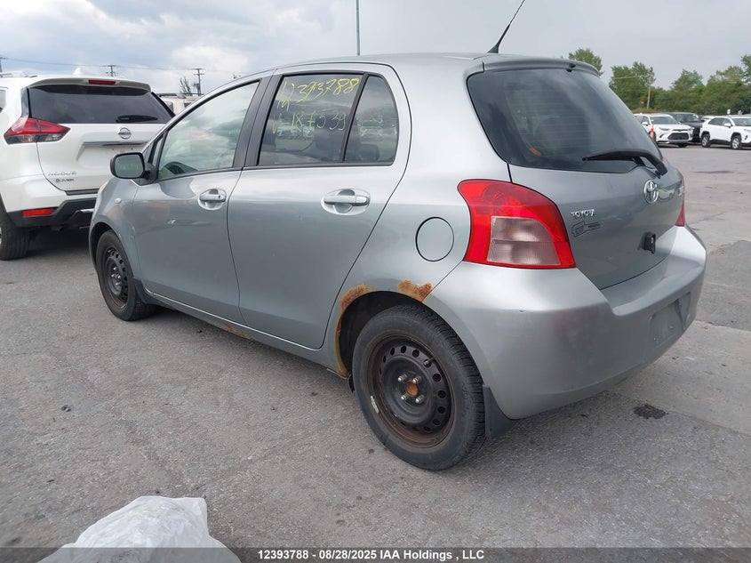 2008 Toyota Yaris VIN: JTDKT923085187539 Lot: 12393788